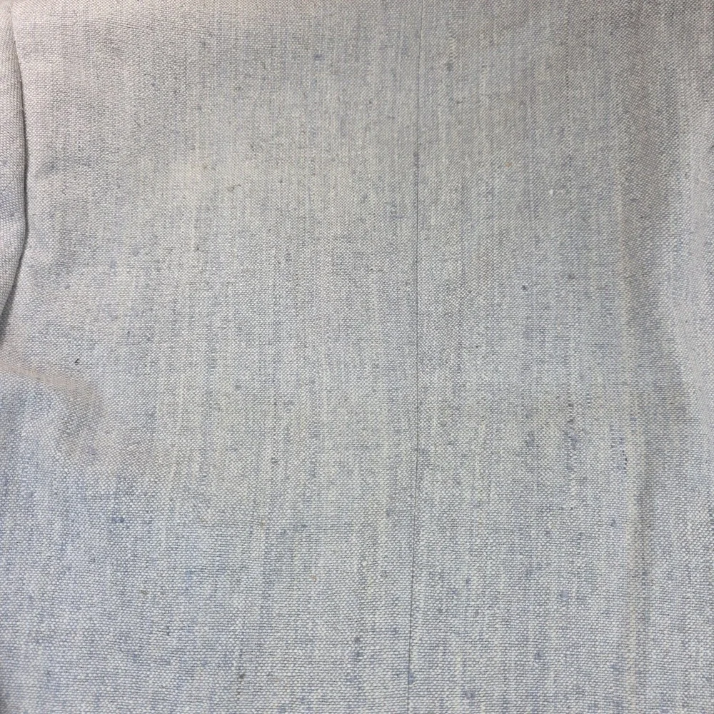 House of Darby Ltd Mens 36R Oatmeal Blue Fleck 100% Silk VTG Sport Coat Blazer